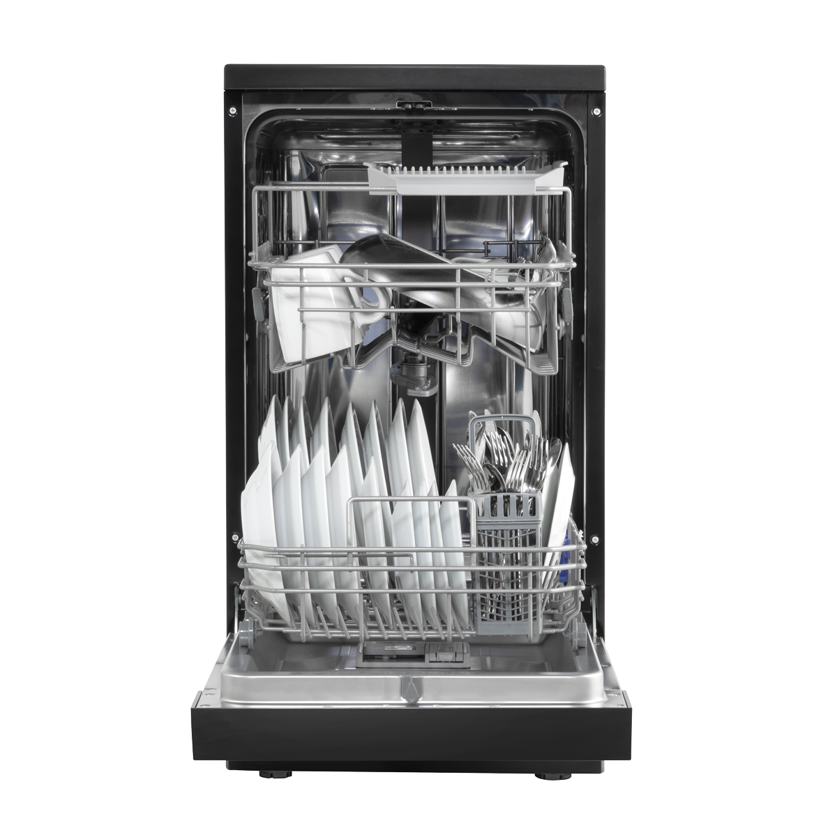 Baridi DH267 Slimline Freestanding Dishwasher 45cm Wide 10 Place Settings - Black - additional view 5