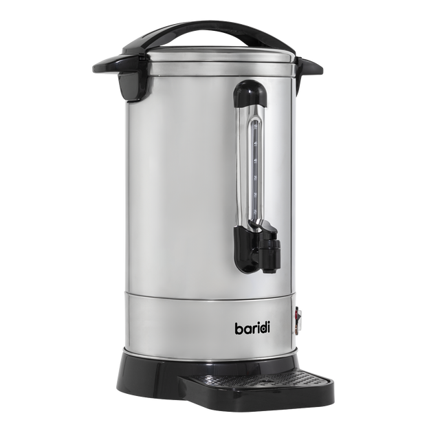Baridi DH269 Hot Water Boiler/Tea Urn 10L Capacity, Stainless Steel