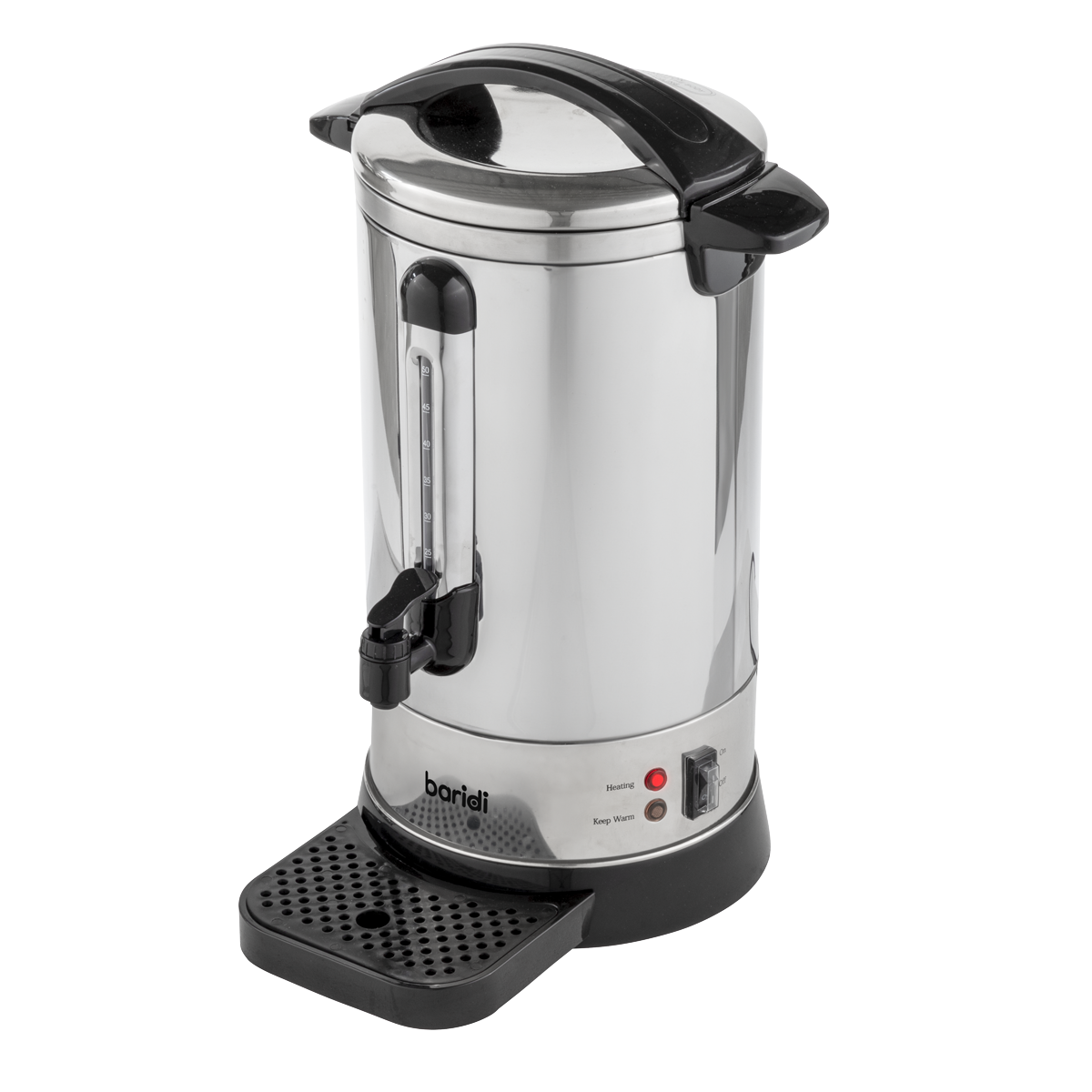 Baridi DH269 Hot Water Boiler/Tea Urn 10L Capacity, Stainless Steel - additional view 16