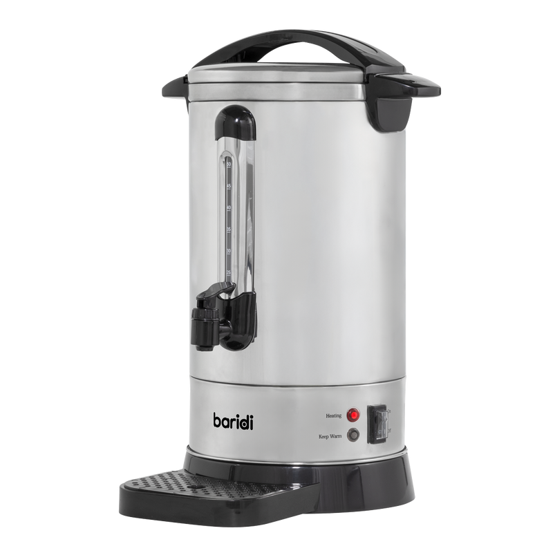 Baridi DH269 Hot Water Boiler/Tea Urn 10L Capacity, Stainless Steel - additional view 2