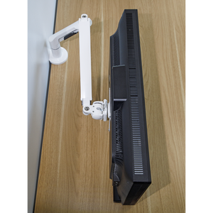 Dellonda DH26 Adjustable Single Monitor Arm with 360° Rotation - White - additional view 5