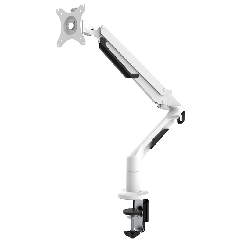 Dellonda DH26 Adjustable Single Monitor Arm with 360° Rotation - White - additional view 2