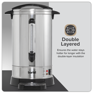 Baridi DH270 Hot Water Boiler, Tea Urn, 20L Capacity, Stainless Steel - additional view 14