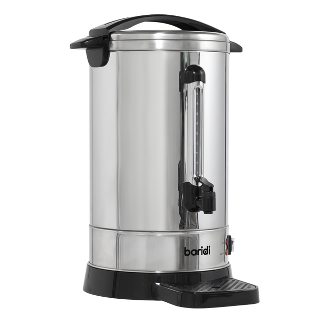 Baridi DH270 Hot Water Boiler, Tea Urn, 20L Capacity, Stainless Steel