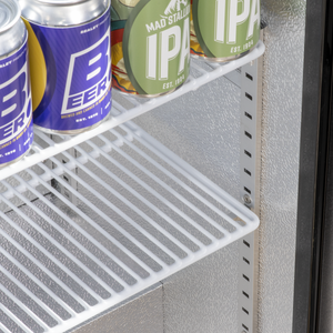 Baridi DH272 Back Bar Drinks Fridge/Cooler with Double Hinged Door & Security Lock 190L - Black - additional view 4