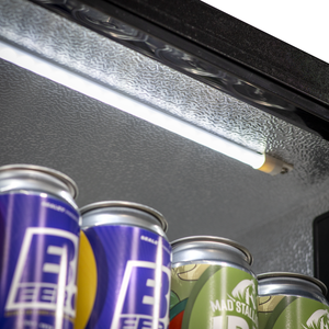 Baridi DH272 Back Bar Drinks Fridge/Cooler with Double Hinged Door & Security Lock 190L - Black - additional view 5
