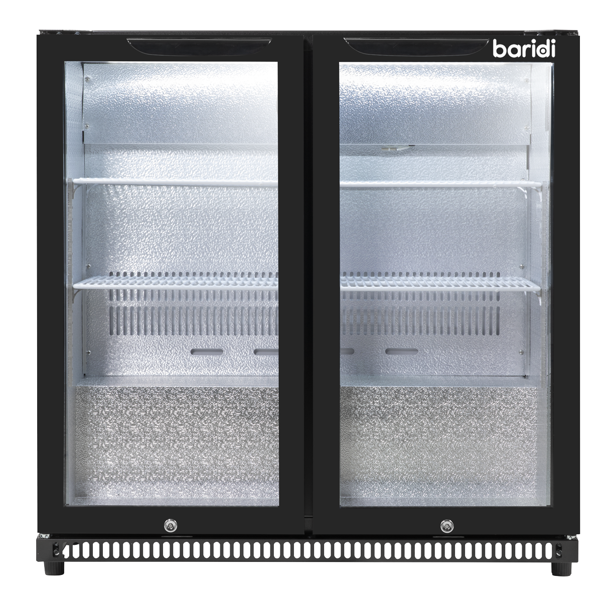 Baridi DH272 Back Bar Drinks Fridge/Cooler with Double Hinged Door & Security Lock 190L - Black - additional view 17