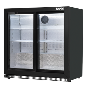 Baridi DH273 Back Bar Drinks Fridge/Cooler with Double Sliding Door & Security Lock 190L - Black - additional view 3