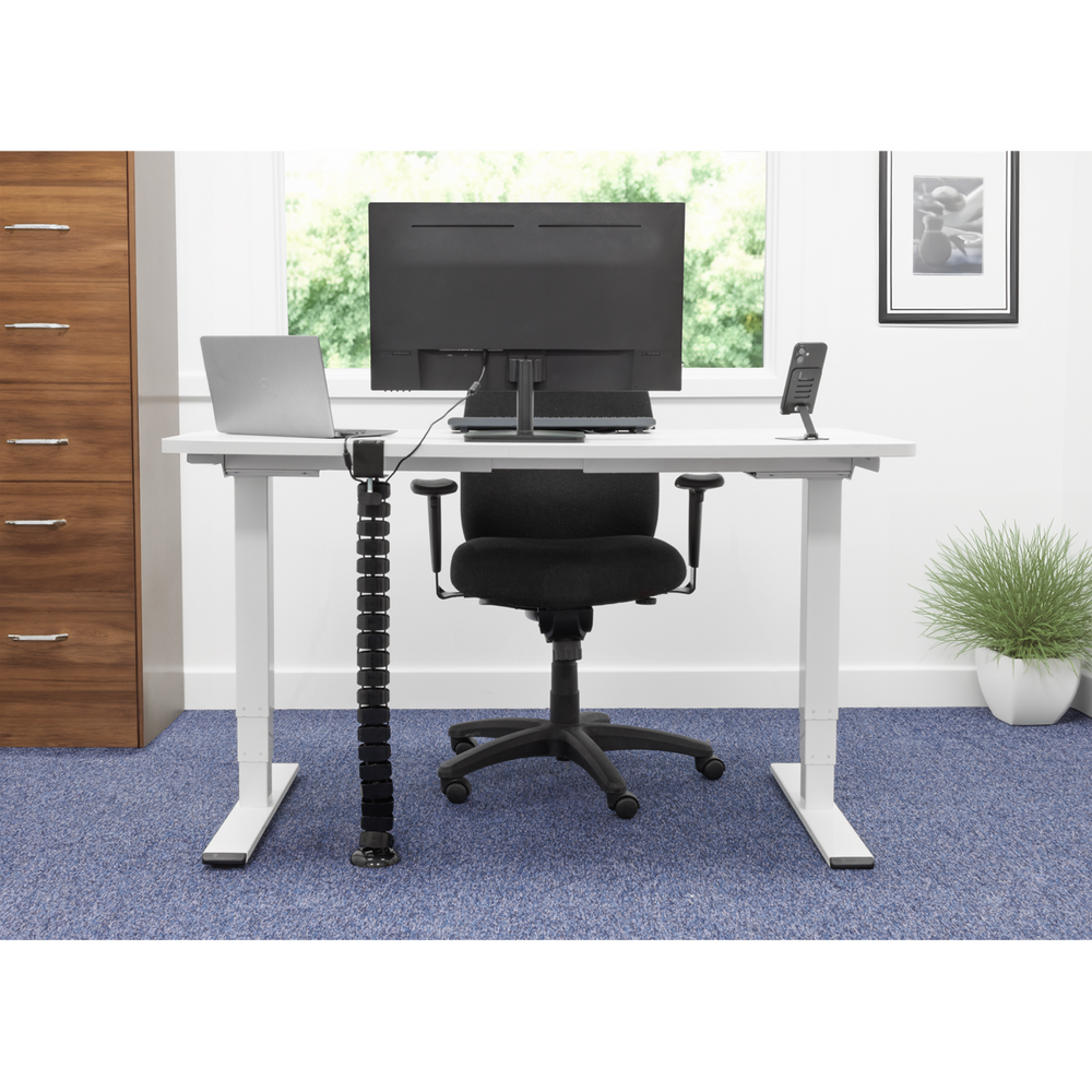 Dellonda DH274 Flexible Cable Management System, Clamp-On 1.3m - additional view 16