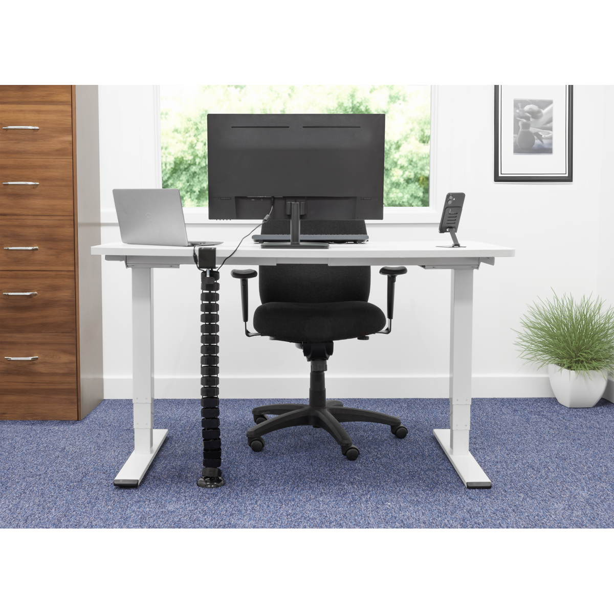 Dellonda DH274 Flexible Cable Management System, Clamp-On 1.3m - additional view 16