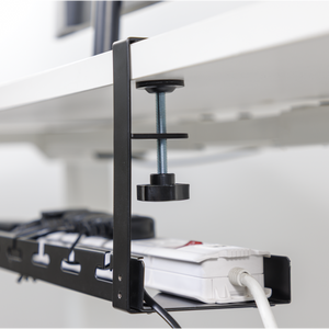 Dellonda DH276 Extendable Cable Management Tray 435/730 x 130 x 190 - Black - additional view 11