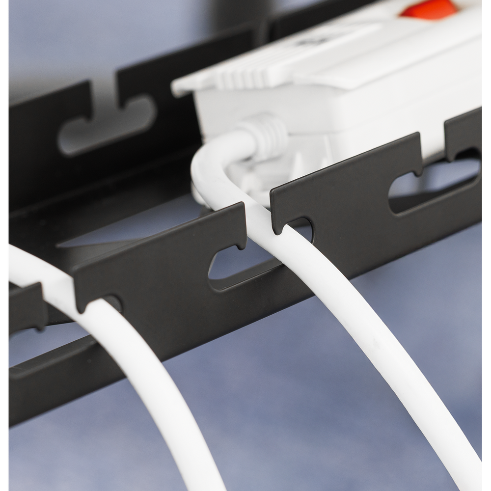 Dellonda DH276 Extendable Cable Management Tray 435/730 x 130 x 190 - Black - additional view 10