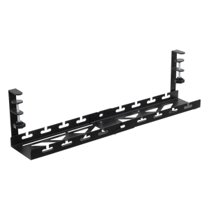 Dellonda DH276 Extendable Cable Management Tray 435/730 x 130 x 190 - Black