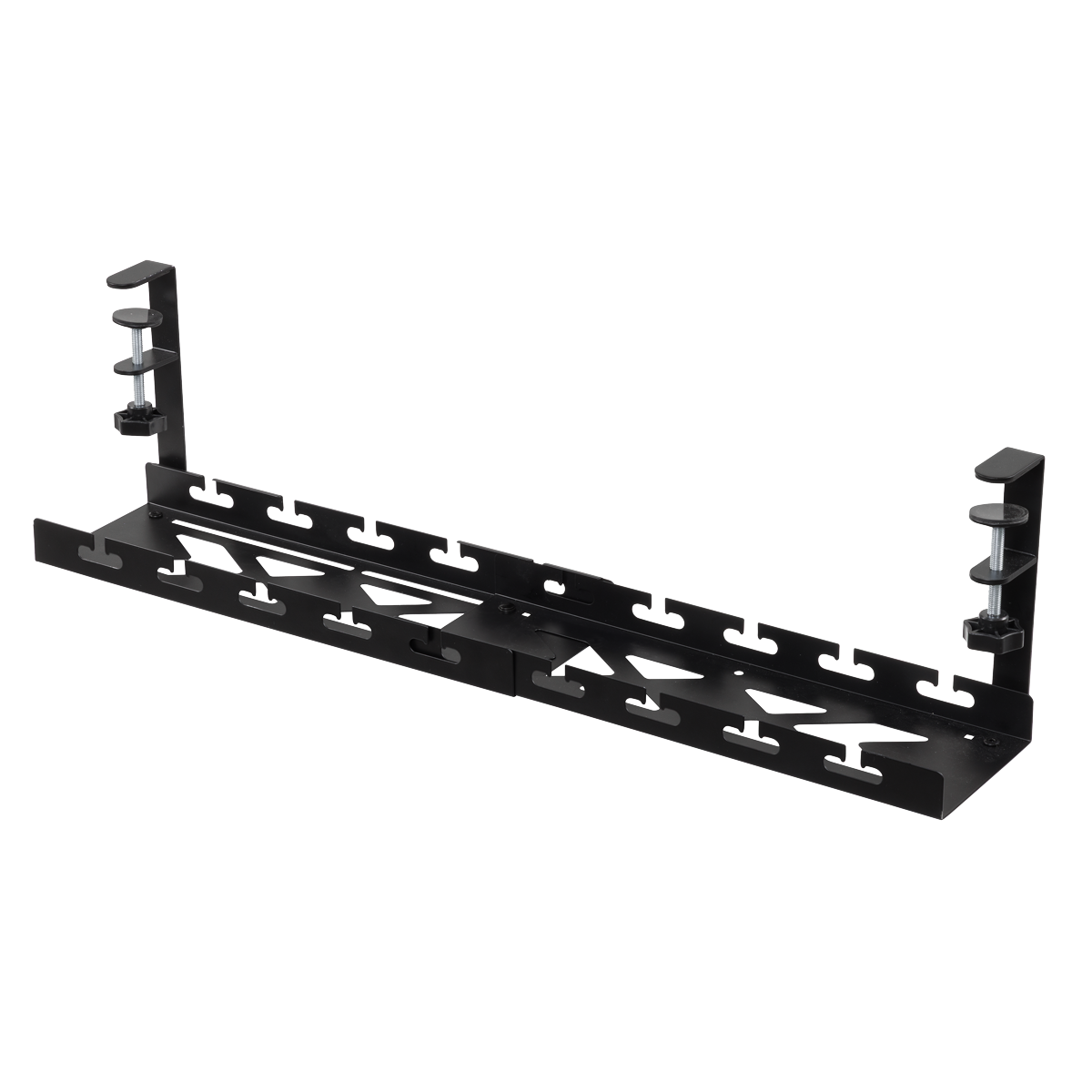 Dellonda DH276 Extendable Cable Management Tray 435/730 x 130 x 190 - Black - additional view 12
