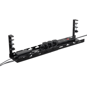 Dellonda DH276 Extendable Cable Management Tray 435/730 x 130 x 190 - Black - additional view 17