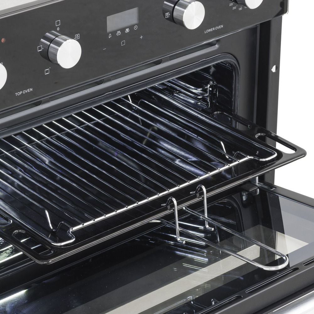 Baridi DH278 72cm Built-Under Double Oven, 74L Capacity, Energy Rating A - Black - additional view 19