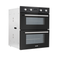 Baridi DH278 72cm Built-Under Double Oven, 74L Capacity, Energy Rating A - Black