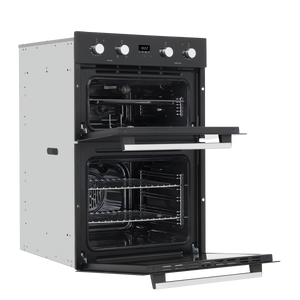 Baridi DH278 72cm Built-Under Double Oven, 74L Capacity, Energy Rating A - Black - additional view 4