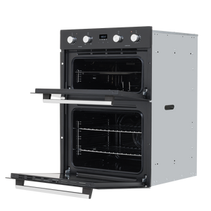 Baridi DH278 72cm Built-Under Double Oven, 74L Capacity, Energy Rating A - Black - additional view 5