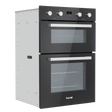 Baridi DH279 90cm Built-In Double Oven, 88L Capacity, Energy Rating A - Black