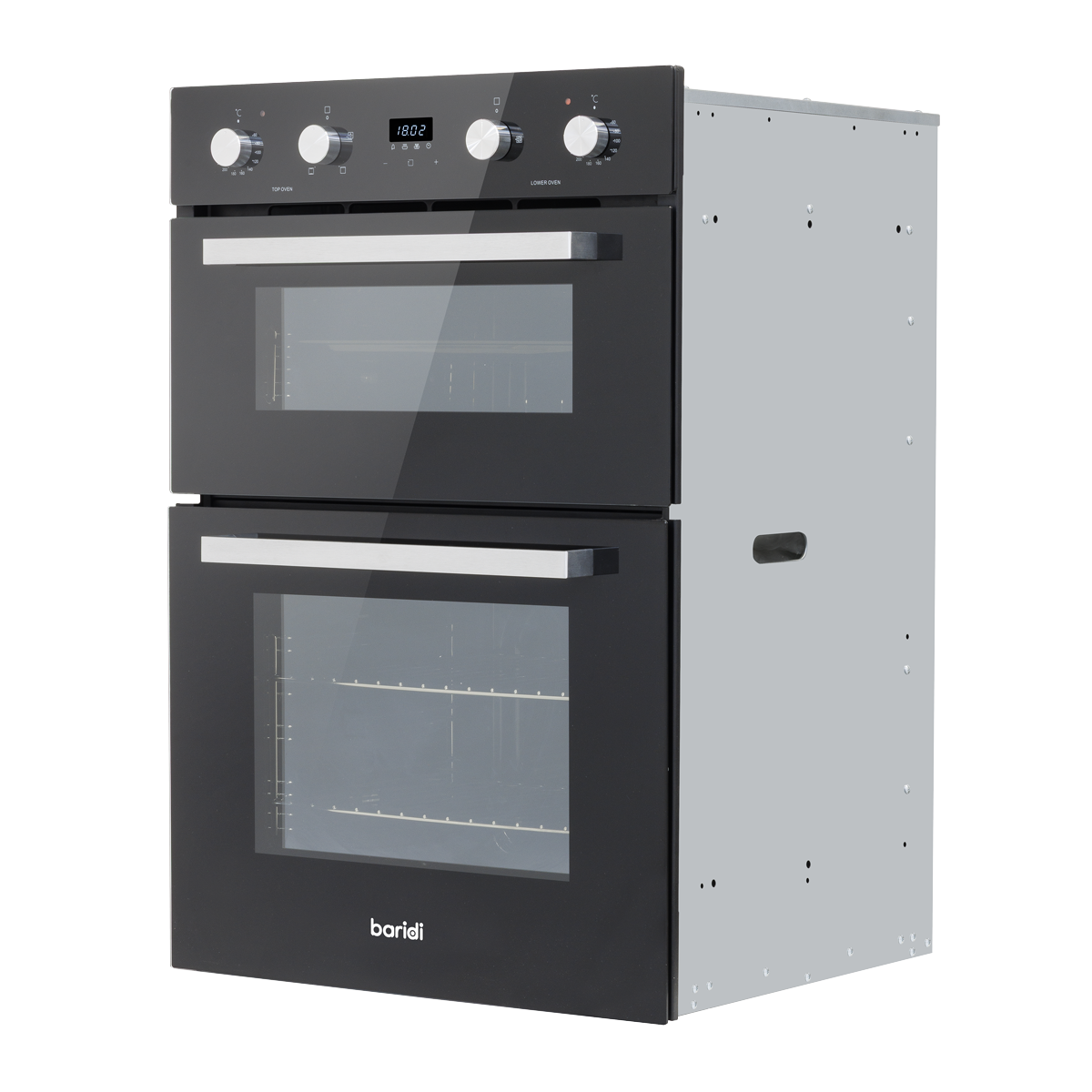 Baridi DH279 90cm Built-In Double Oven, 88L Capacity, Energy Rating A - Black - additional view 14