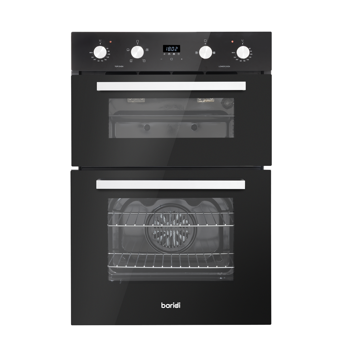 Baridi DH279 90cm Built-In Double Oven, 88L Capacity, Energy Rating A - Black - additional view 16