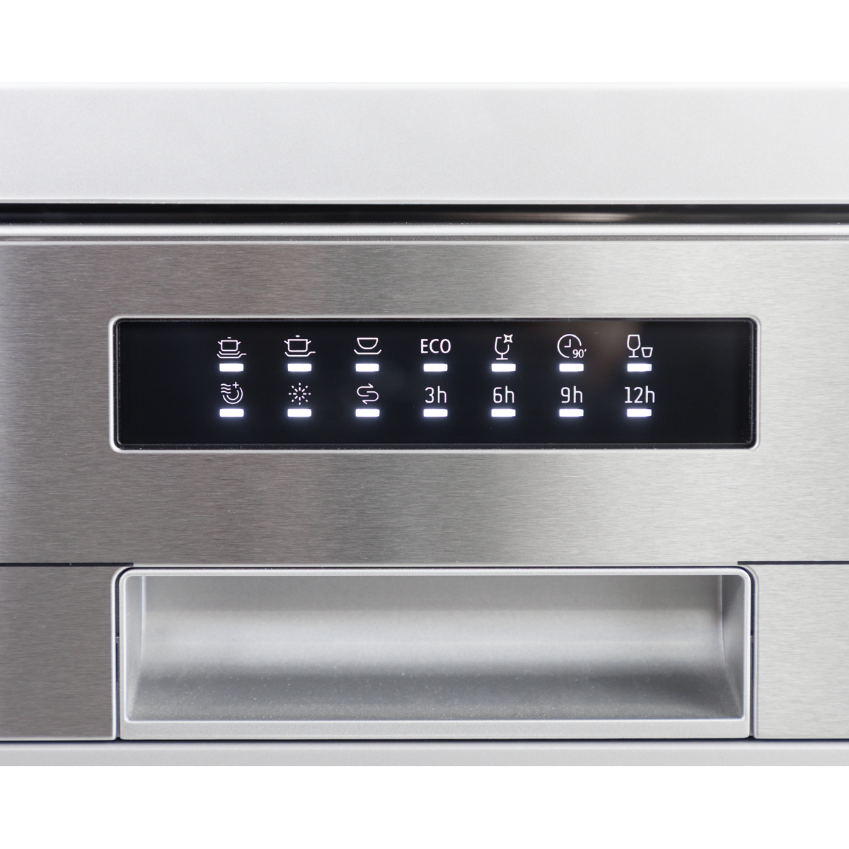 Baridi DH280 Regular Sized Freestanding Dishwasher 60cm Wide 13 Place Settings - Silver - additional view 21