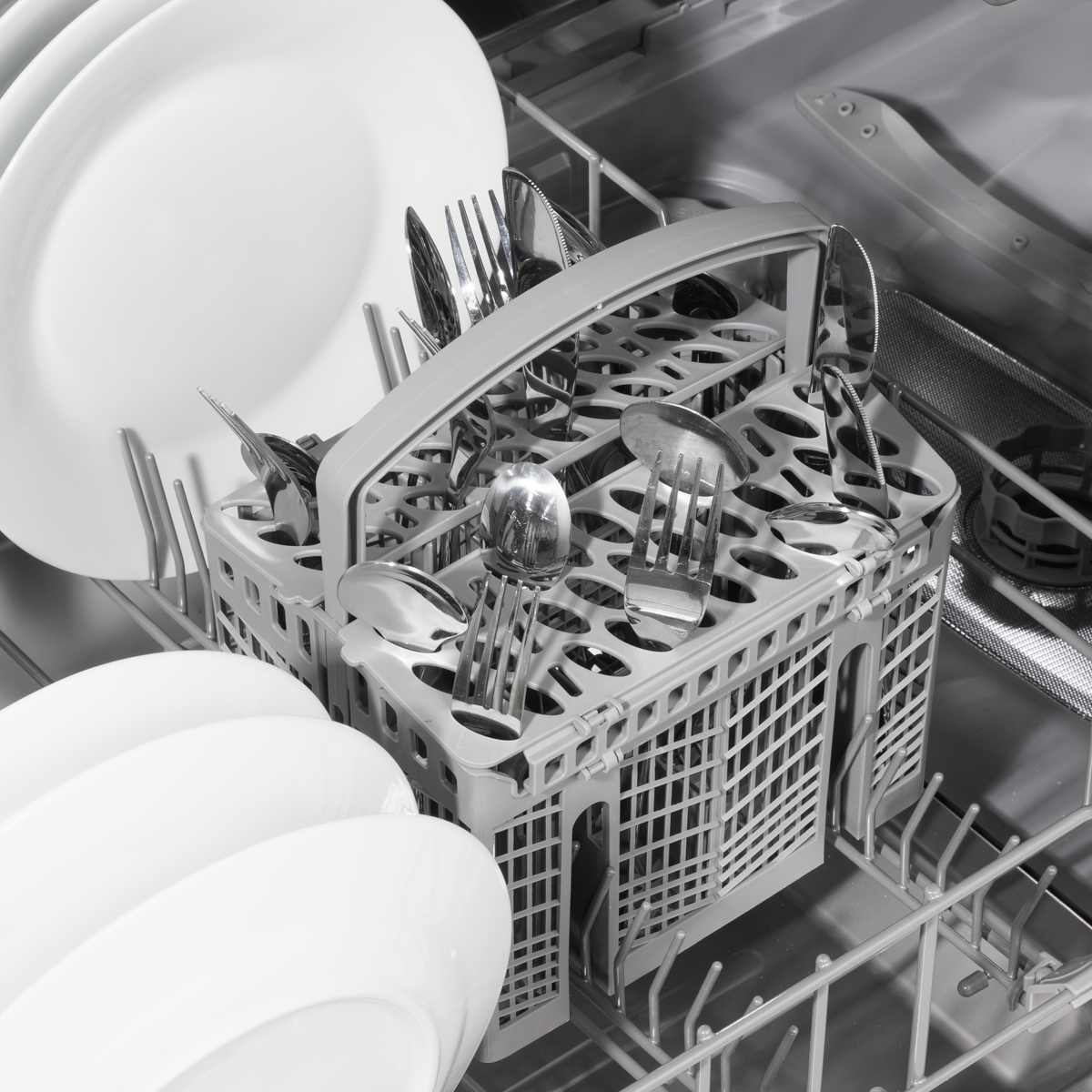 Baridi DH280 Regular Sized Freestanding Dishwasher 60cm Wide 13 Place Settings - Silver - additional view 22