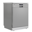 Baridi DH280 Regular Sized Freestanding Dishwasher 60cm Wide 13 Place Settings - Silver