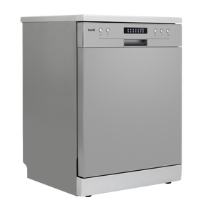 Baridi DH280 Regular Sized Freestanding Dishwasher 60cm Wide 13 Place Settings - Silver