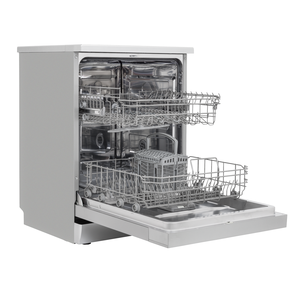 Baridi DH280 Regular Sized Freestanding Dishwasher 60cm Wide 13 Place Settings - Silver - additional view 16