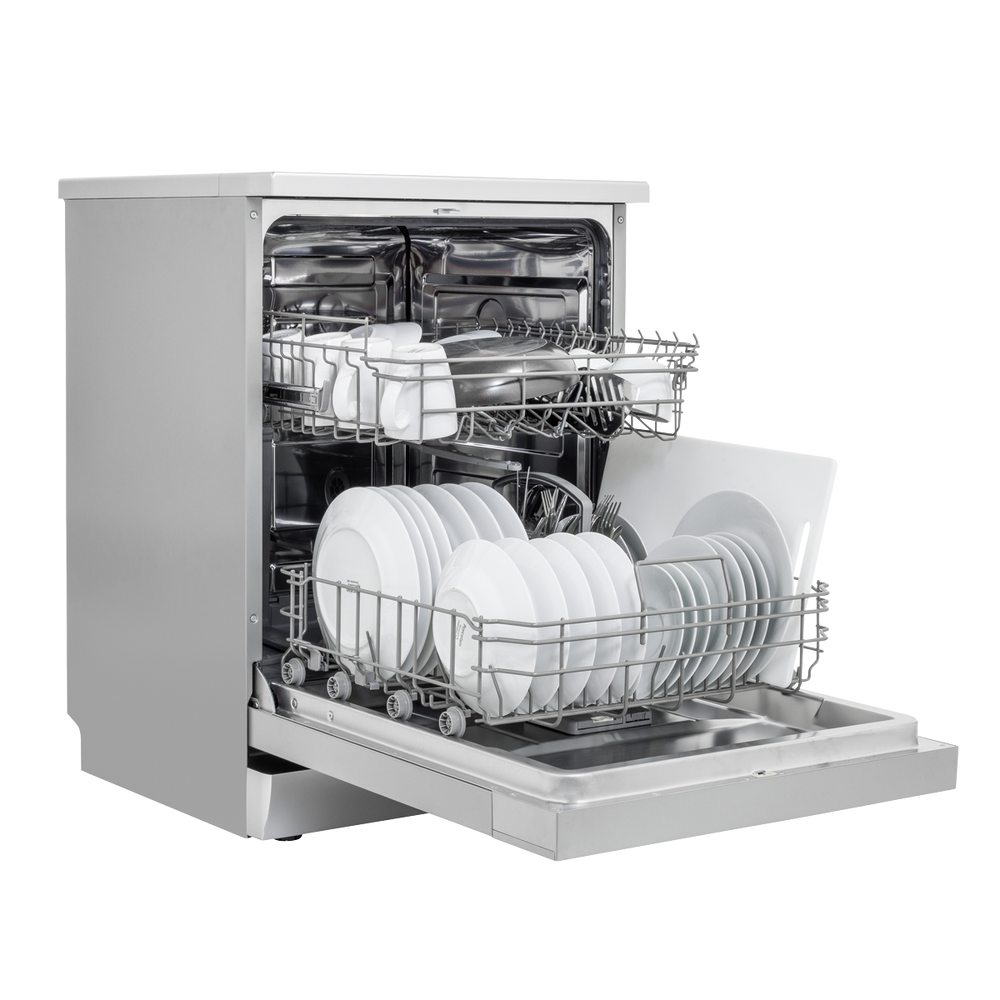 Baridi DH280 Regular Sized Freestanding Dishwasher 60cm Wide 13 Place Settings - Silver - additional view 17