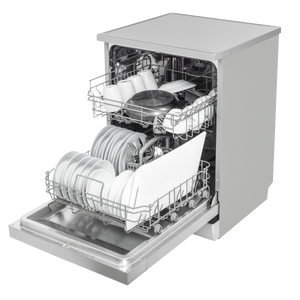 Baridi DH280 Regular Sized Freestanding Dishwasher 60cm Wide 13 Place Settings - Silver - additional view 10