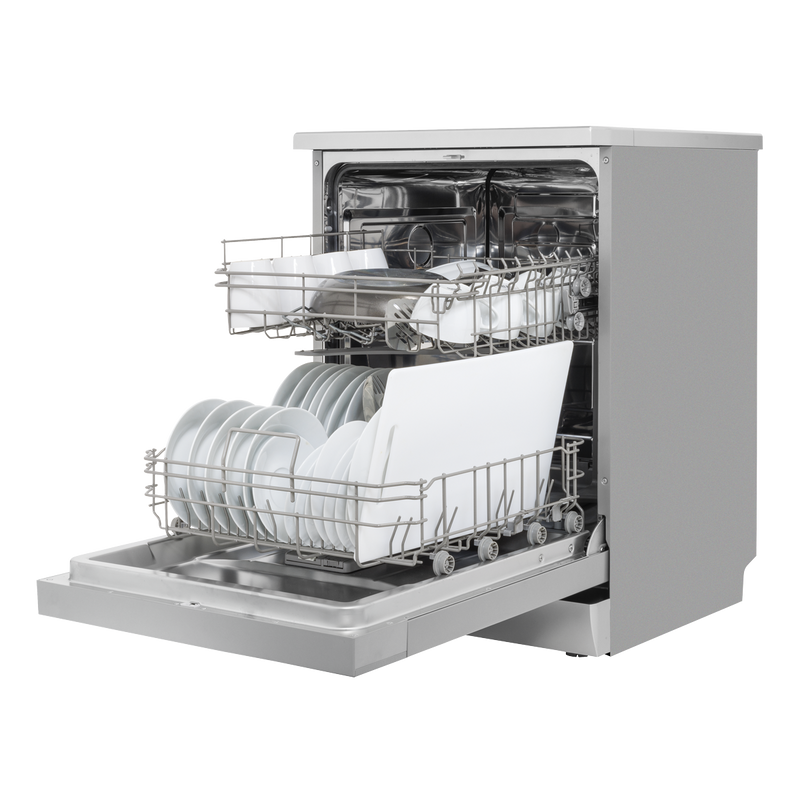 Baridi DH280 Regular Sized Freestanding Dishwasher 60cm Wide 13 Place Settings - Silver - additional view 18
