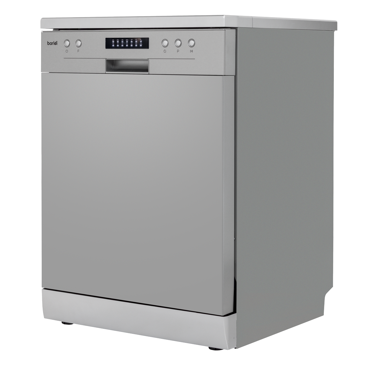 Baridi DH280 Regular Sized Freestanding Dishwasher 60cm Wide 13 Place Settings - Silver - additional view 13