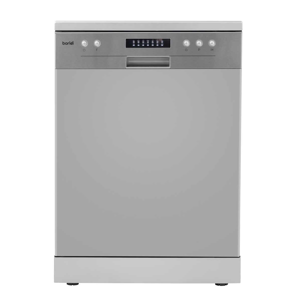 Baridi DH280 Regular Sized Freestanding Dishwasher 60cm Wide 13 Place Settings - Silver - additional view 14