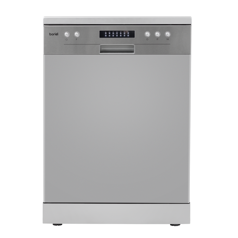Baridi DH280 Regular Sized Freestanding Dishwasher 60cm Wide 13 Place Settings - Silver - additional view 14