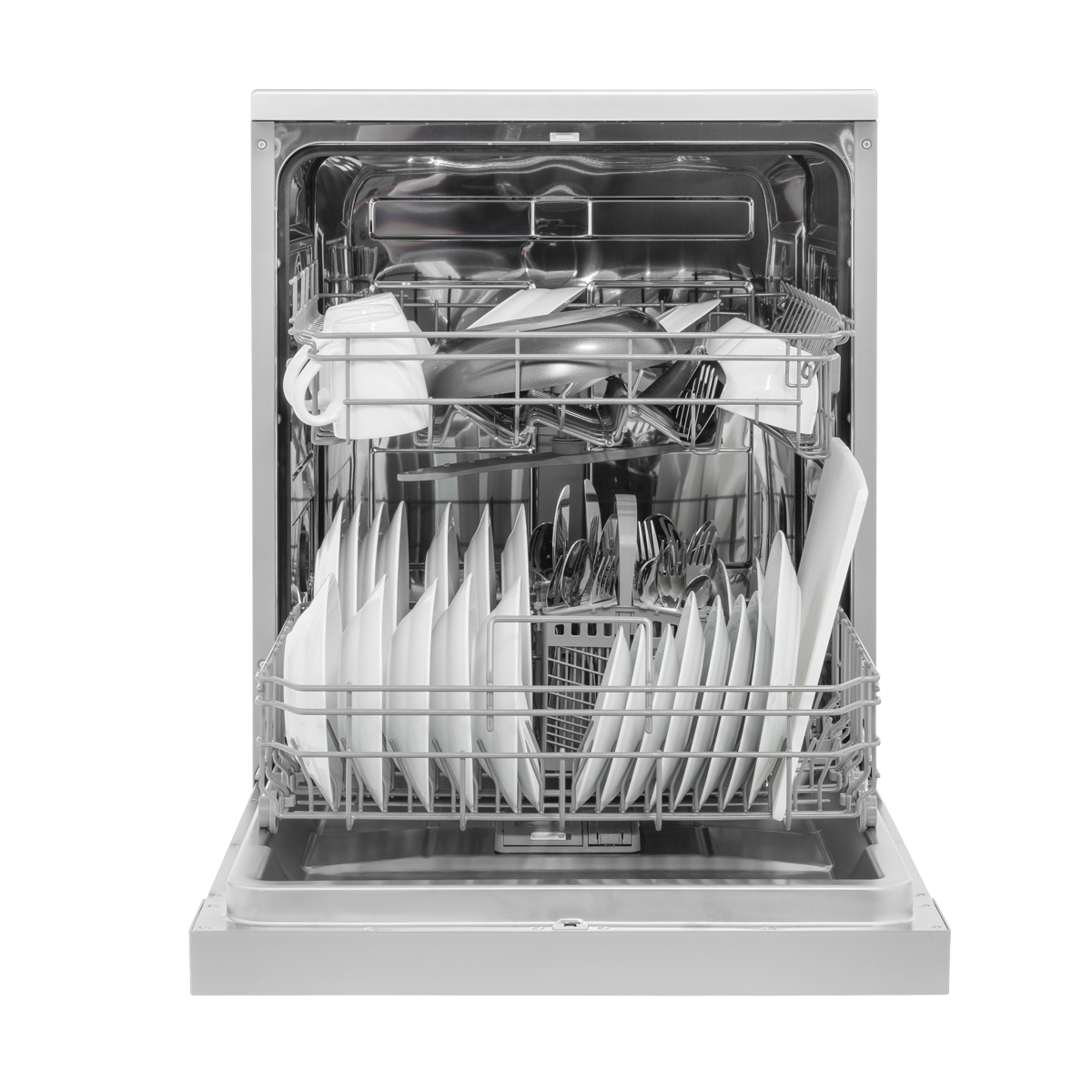 Baridi DH280 Regular Sized Freestanding Dishwasher 60cm Wide 13 Place Settings - Silver - additional view 15