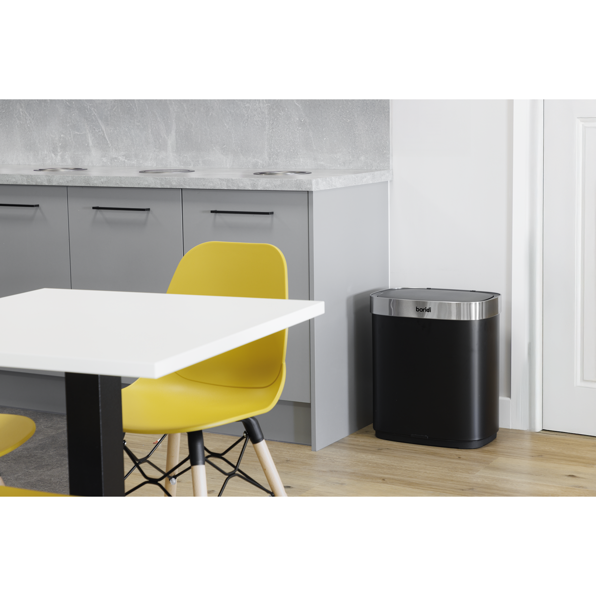 Baridi DH281 Sensor Bin 50L - Black/Stainless Steel - additional view 8