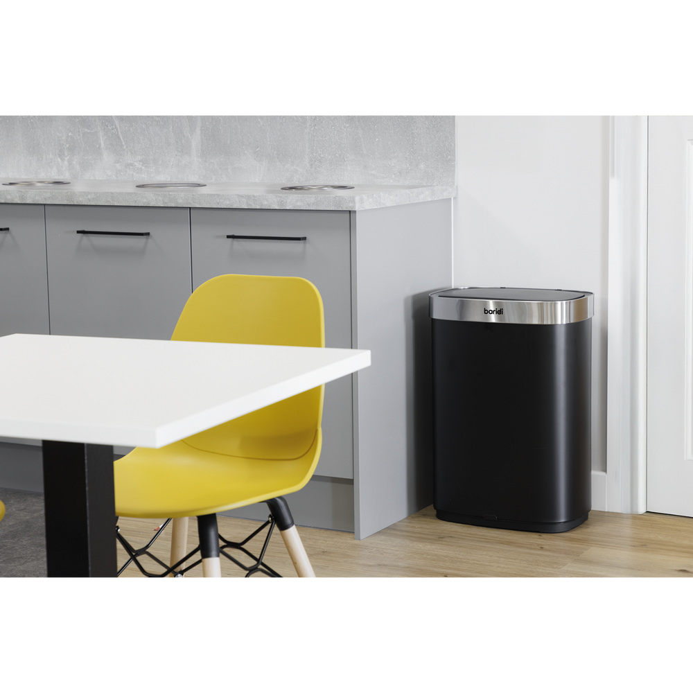 Baridi DH282 Sensor Bin 65L - Black/Stainless Steel - additional view 11