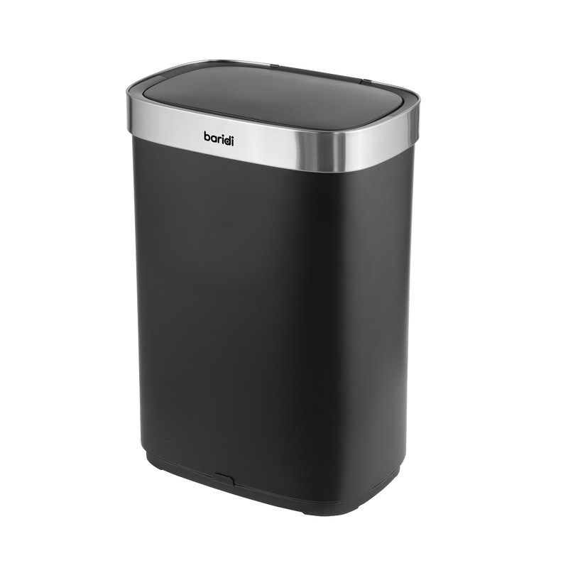 Baridi DH282 Sensor Bin 65L - Black/Stainless Steel - additional view 3