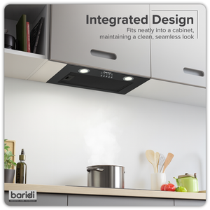 Baridi DH285 Cooker Hood with 5 Layer Filter 52cm - Black - additional view 11