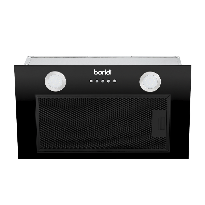 Baridi DH285 Cooker Hood with 5 Layer Filter 52cm - Black - additional view 4