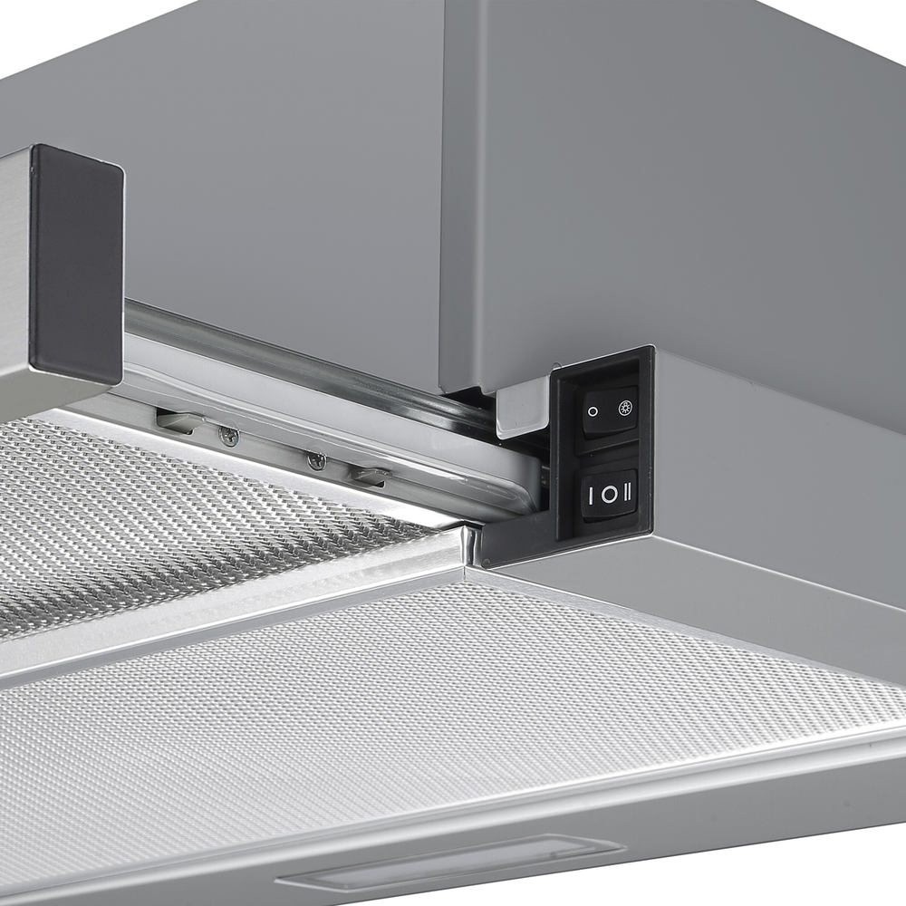 Baridi DH286 Telescopic Cooker Hood with Aluminium Filters 60cm - Stainless Steel - additional view 5