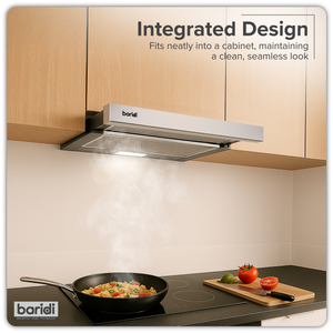Baridi DH286 Telescopic Cooker Hood with Aluminium Filters 60cm - Stainless Steel - additional view 11