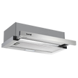 Baridi DH286 Telescopic Cooker Hood with Aluminium Filters 60cm - Stainless Steel