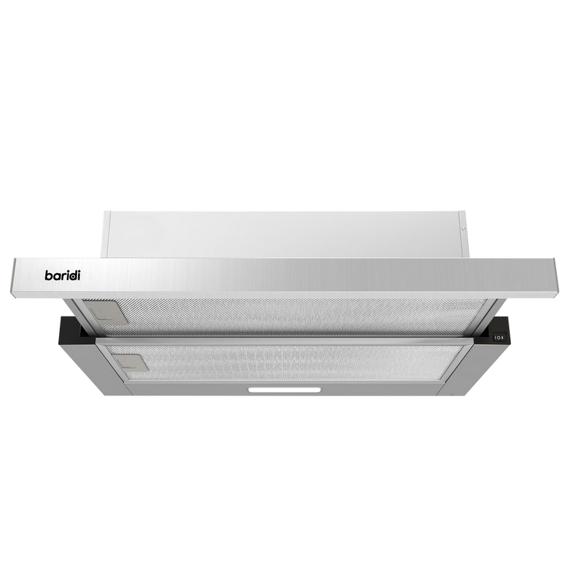 Baridi DH286 Telescopic Cooker Hood with Aluminium Filters 60cm - Stainless Steel - additional view 2