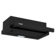 Baridi DH287 Telescopic Cooker Hood with Aluminium Filters 60cm - Black