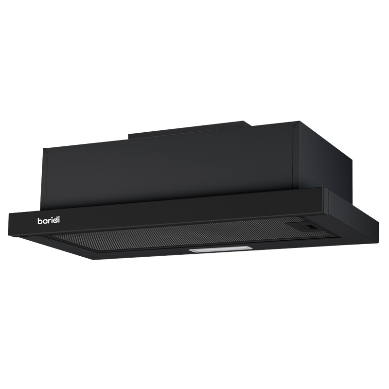 Baridi DH287 Telescopic Cooker Hood with Aluminium Filters 60cm - Black - additional view 15