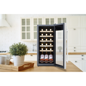 Baridi DH29 18 Bottle Wine Fridge with Digital Touch Screen Controls & LED Light - Stainless Steel - additional view 10